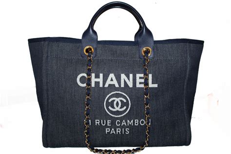 authentic Chanel shopping bag